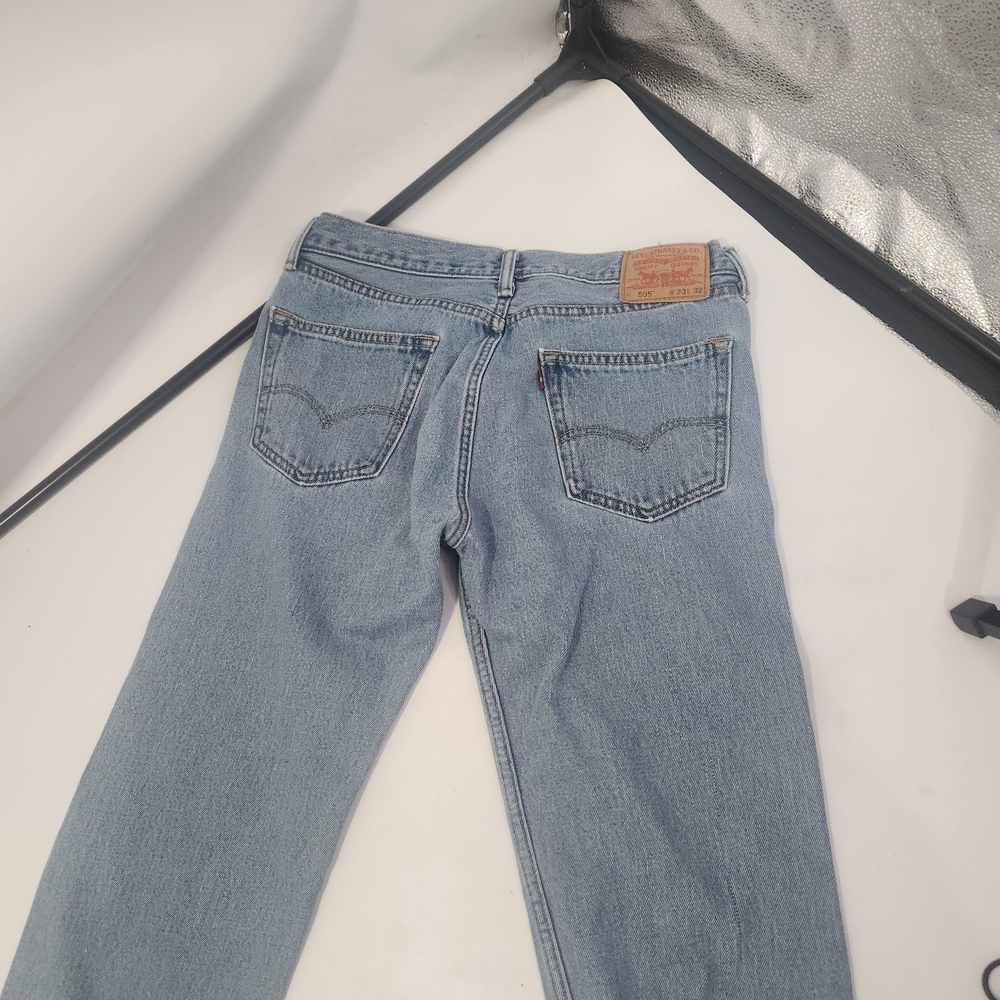 Levi's‎ Light Blue Straight Men's Jeans Size 33x32 - Picture 2 of 3